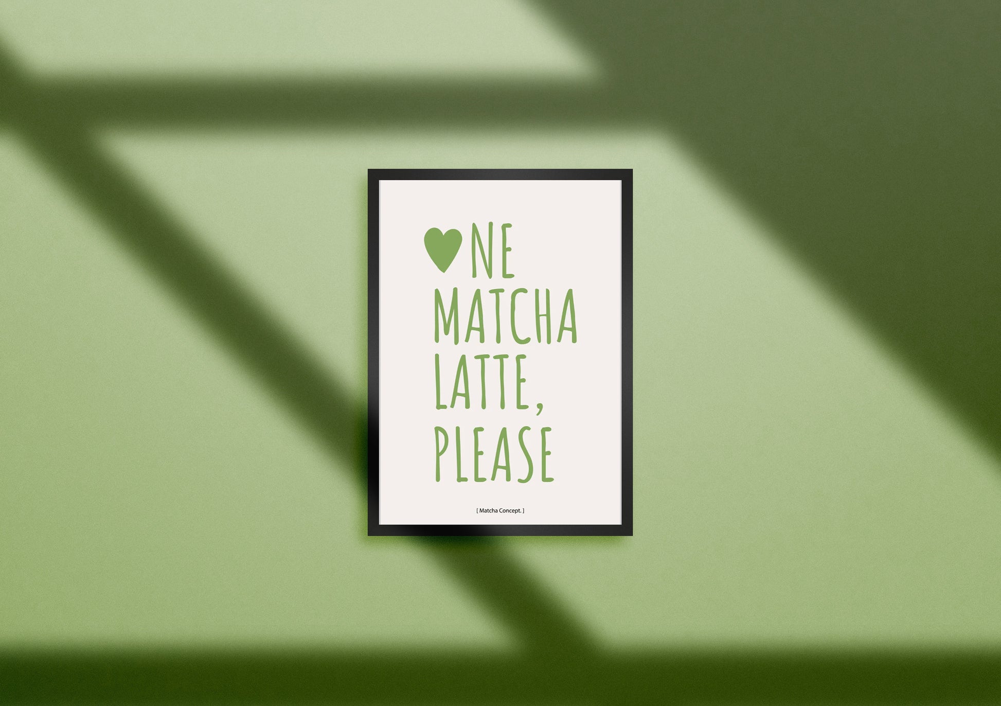 Poster Matcha Latte