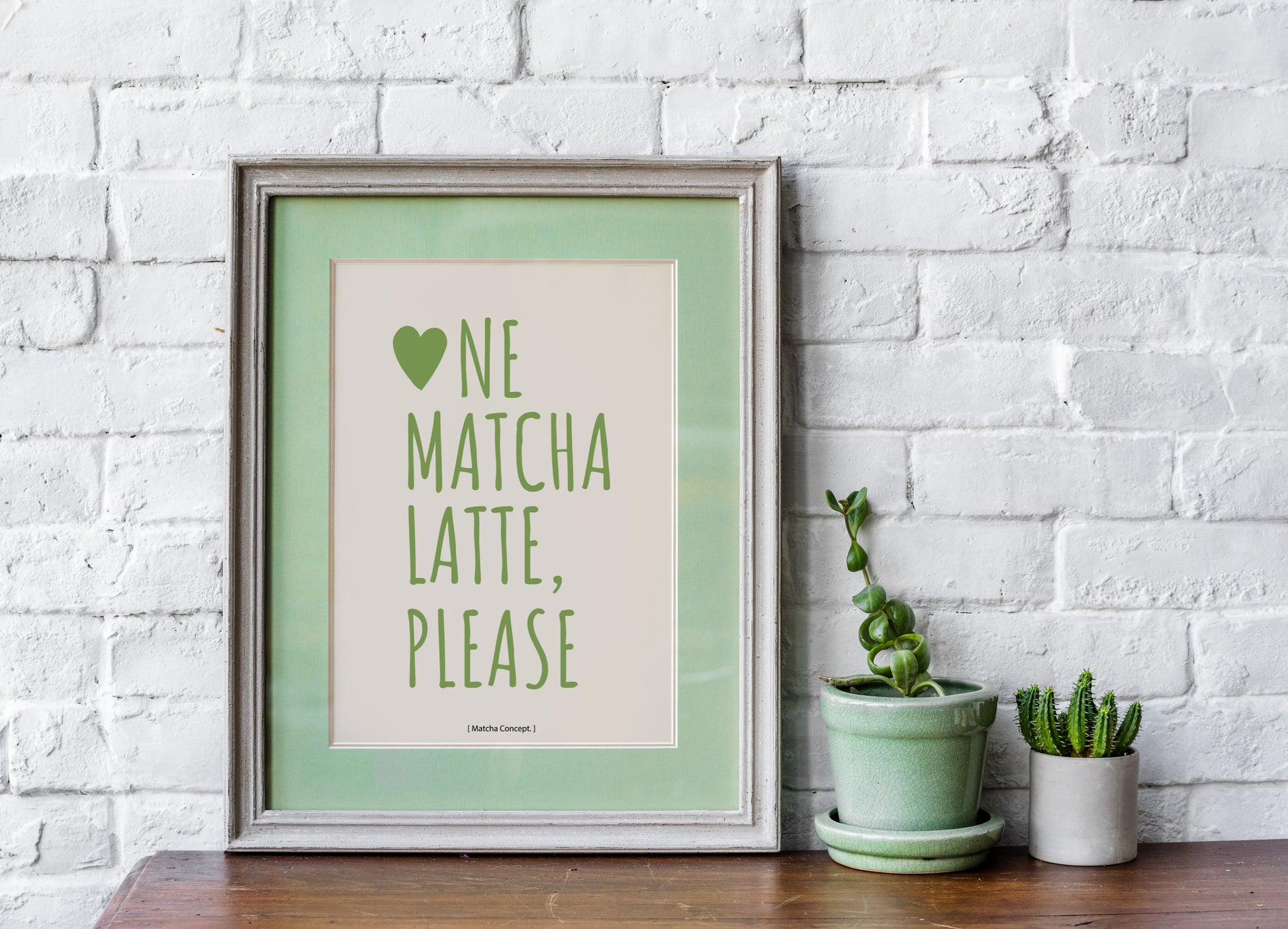 Poster Matcha Latte