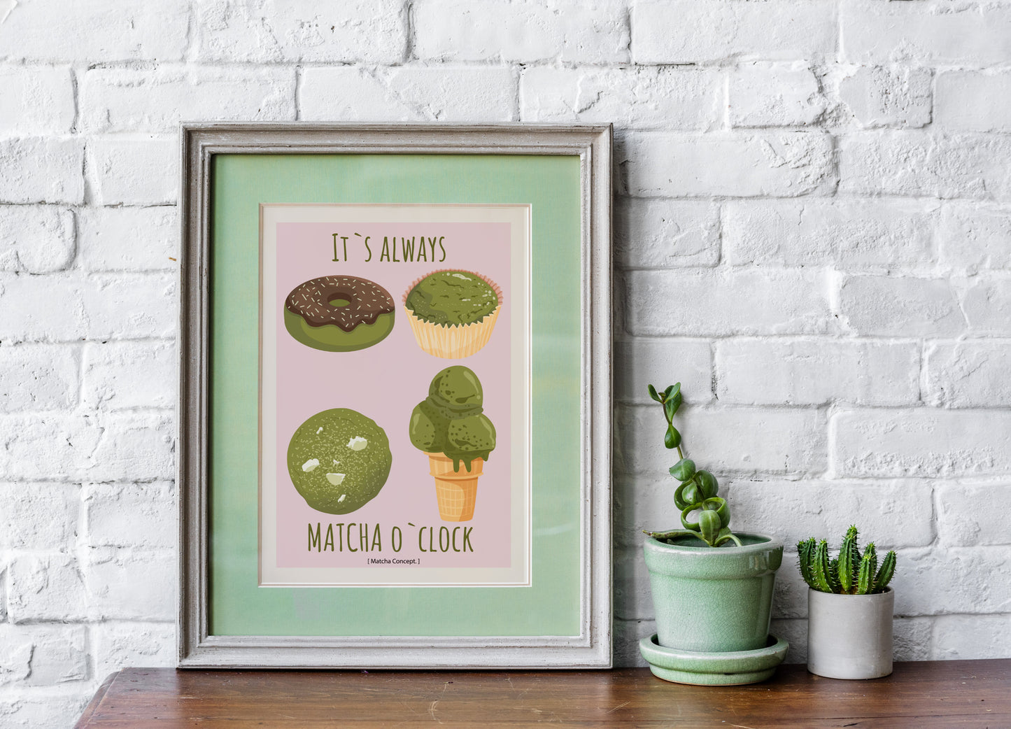 Poster Matcha O'clock